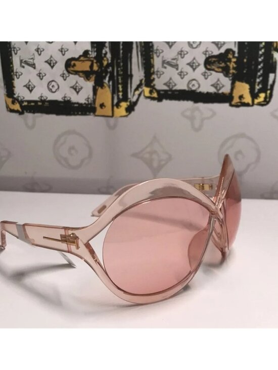 New Authentic Tom Ford Pink Sunglasses TF902 72y